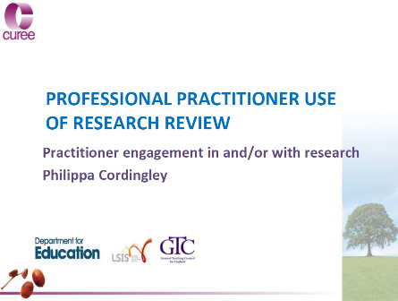 Practitioner Use of Research - presentation